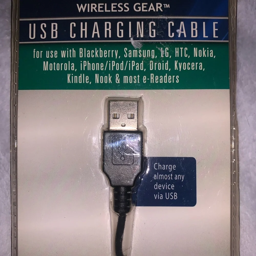 Black USB Charging Cable for Multiple Devices